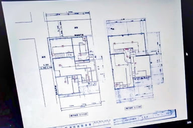 消防設備の設計図の写真